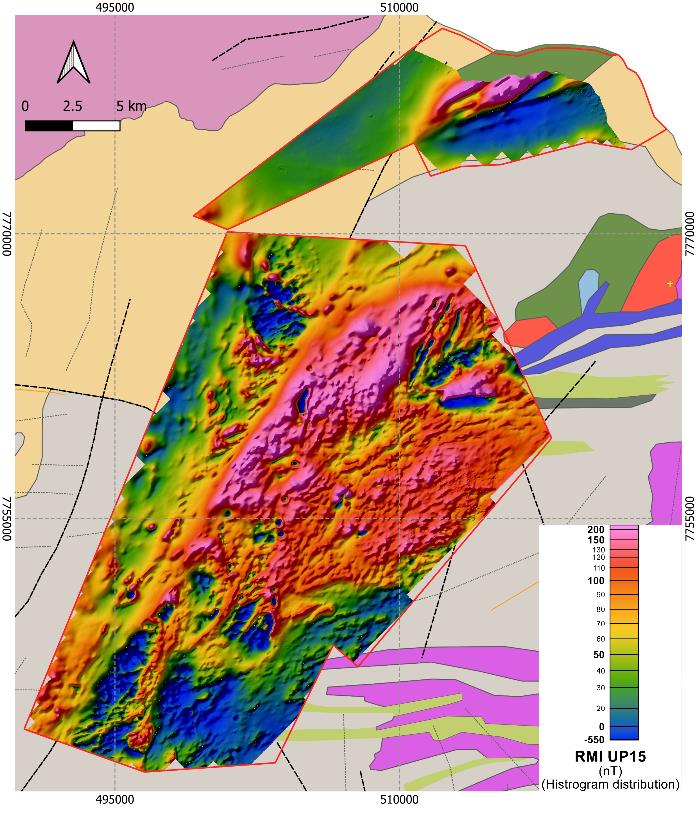 Maitengwe residual magnetic intensity